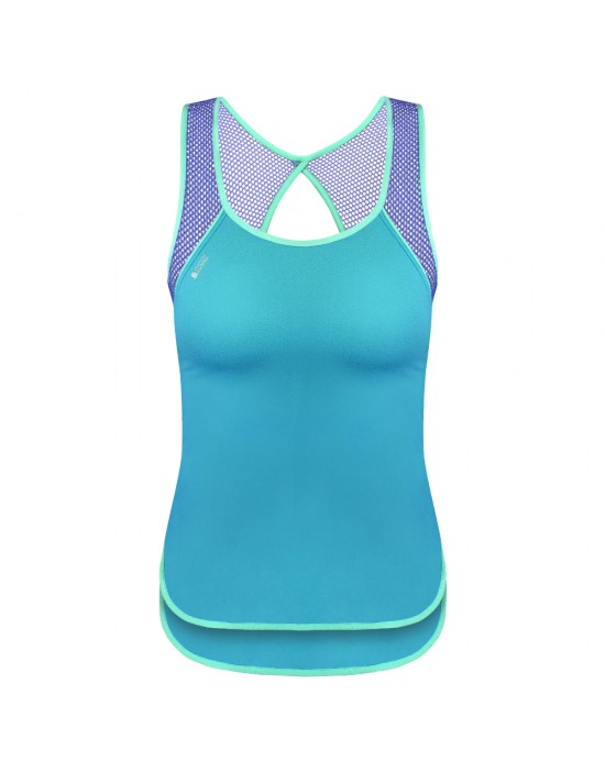 ACTIVE TANK TOP  新女力背心-浪花藍S066E07O